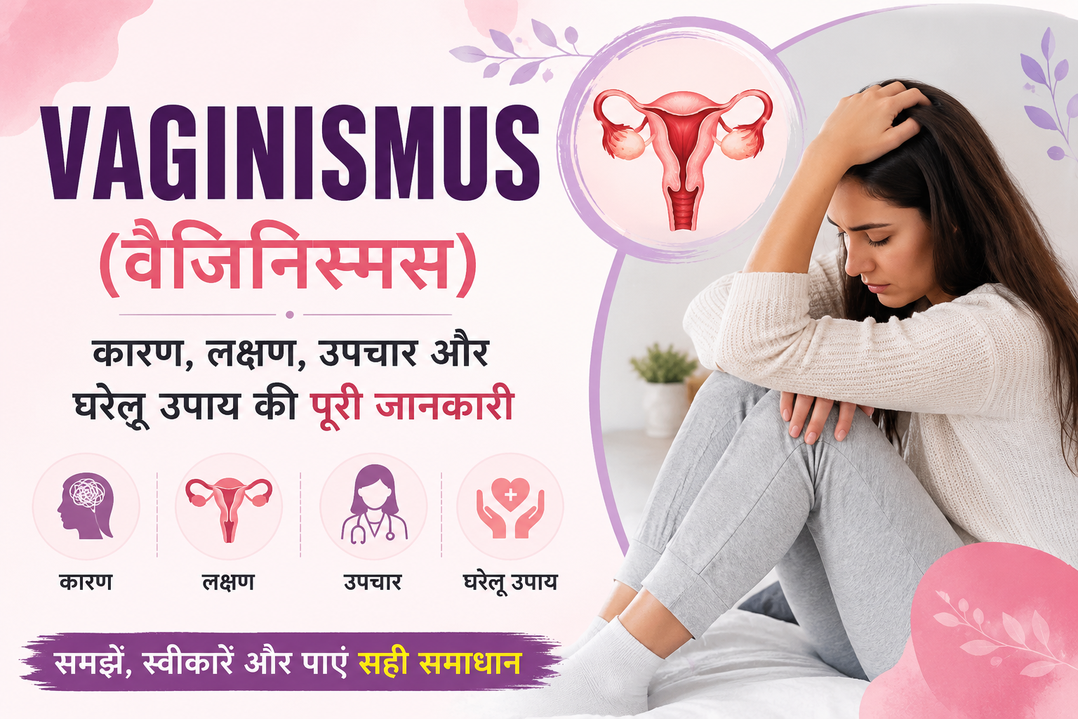 Vaginismus in Hindi |  कारण, लक्षण, उपचार और घरेलू उपाय | Complete Guide 2026